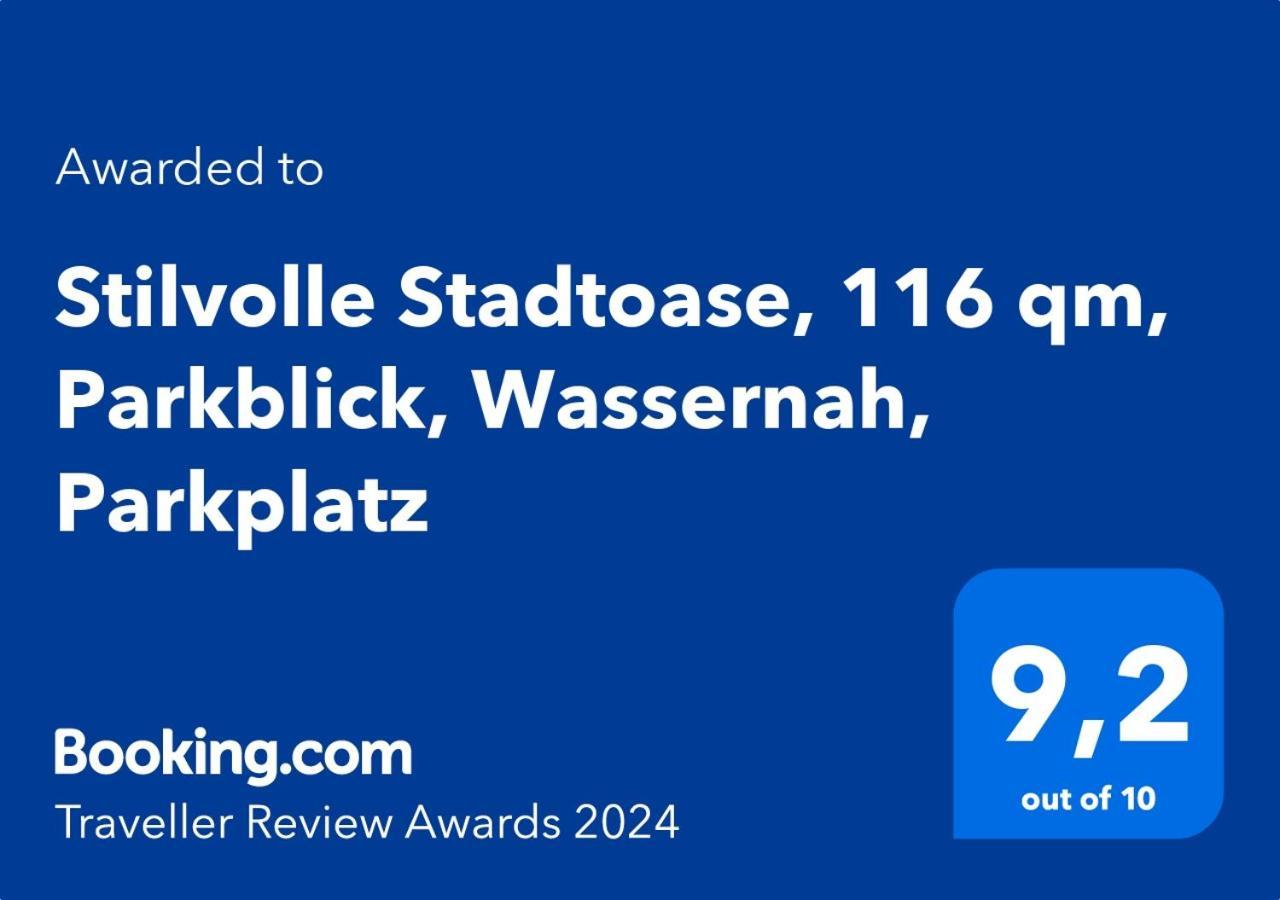 Stilvolle Stadtoase, 116 Qm, Parkblick, Wassernah, Parkplatz Вильгельмсхафен Экстерьер фото