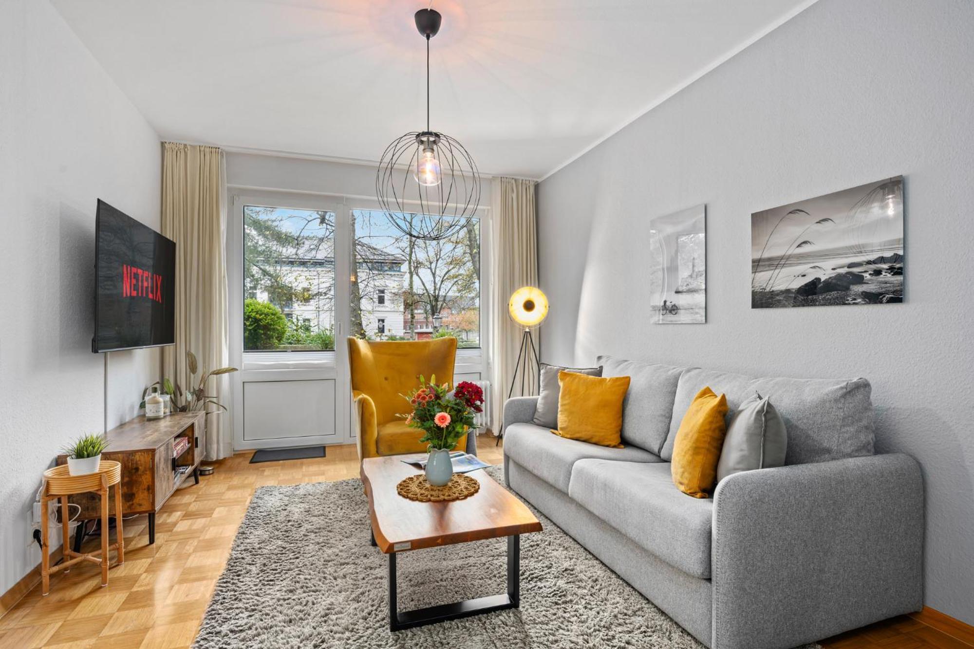 Stilvolle Stadtoase, 116 Qm, Parkblick, Wassernah, Parkplatz Вильгельмсхафен Экстерьер фото