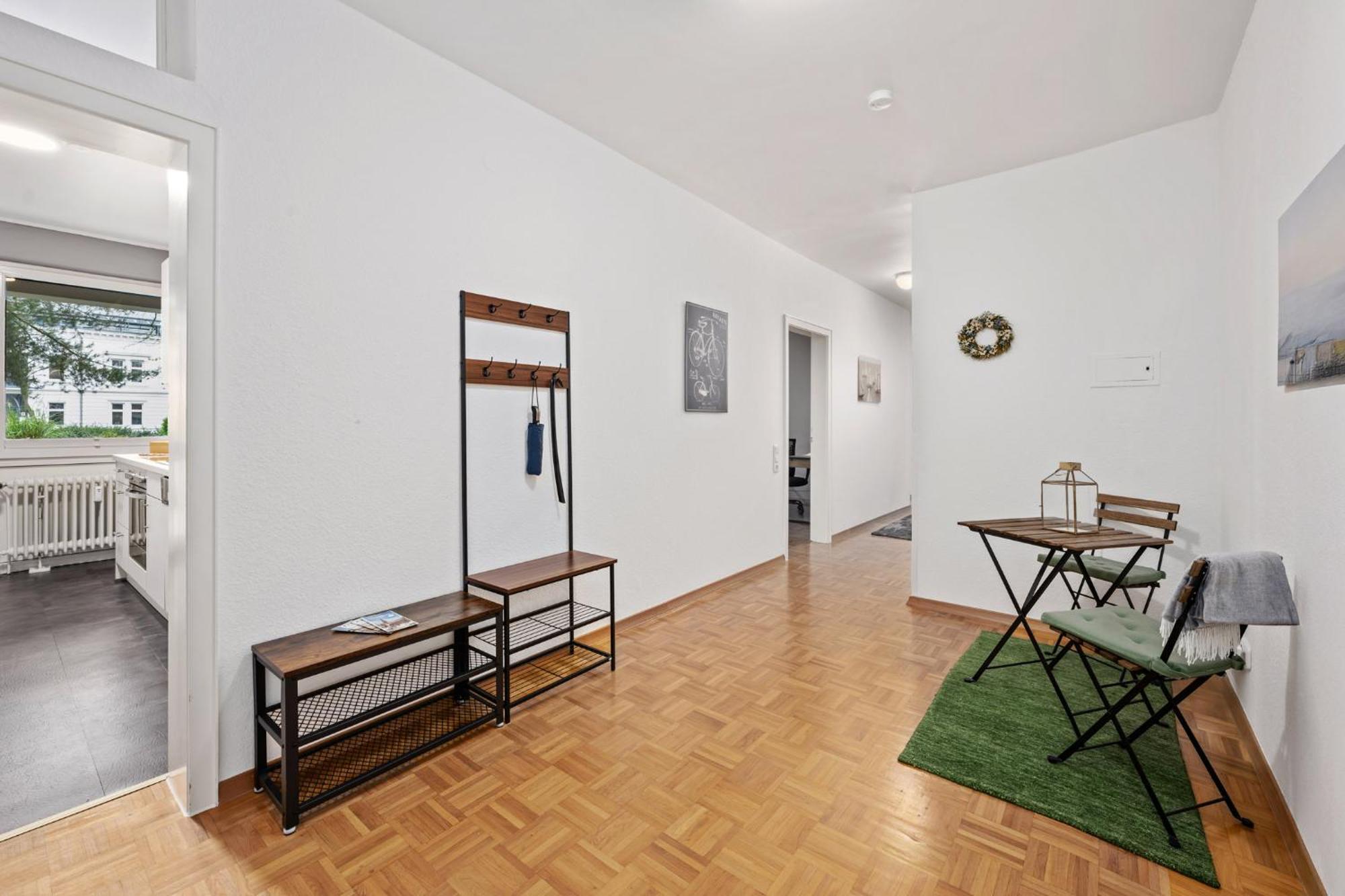 Stilvolle Stadtoase, 116 Qm, Parkblick, Wassernah, Parkplatz Вильгельмсхафен Экстерьер фото
